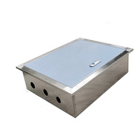 Caja de Distribución Multifuncional 400 * 300 * 160 de Acero Inoxidable, Caja Empotrada Oculta 110-420v