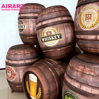 Baril et bouteille de bière publicitaire gonflable personnalisé |   Accessoires de promotion commerciale et décorations de mariage