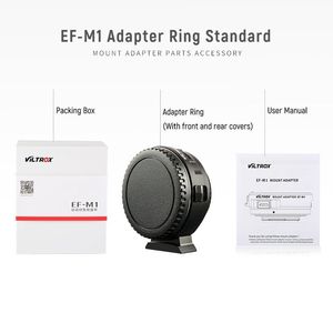 Adaptateur d'objectif Viltrox EF-M1 M4TF avec mise au point automatique pour objectifs Canon EF EF-S vers appareils photo M4/3 GH5 GH4 GX85 <span class=keywords><strong>Olympus</strong></span> E-M5 II E-<span class=keywords><strong>M10</strong></span> III BMCC - Product Image 6