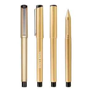 Bolígrafos de gel lisos de 0,5mm personalizables, colores brillantes de uso comercial neutro para promoción de publicidad de oficina, diseño de moda clásico - Product Image 1