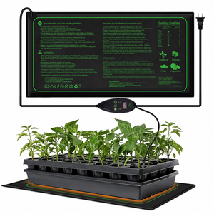 Tapis chauffant imperméable pour semis avec thermostat numérique, tapis de germination professionnel pour le démarrage de graines et la clonation - Product Image 1