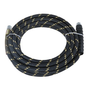 SPS 33FT Black High Temperature Steam Hose 10M High Pressure Car Washer Hose Steam Cleaners Water Hose - Product Image 4