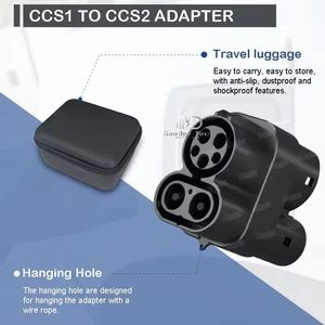 <span class=keywords><strong>Goodev</strong></span> Tech nuevo cargador de vehículo eléctrico CCS1 CCS2 adaptador de carga rápida con CC + CA de CCS 1 Tipo de enchufe de CC - Product Image 5