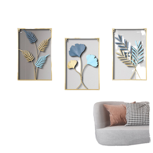 <span class=keywords><strong>Décoration</strong></span> <span class=keywords><strong>murale</strong></span> en <span class=keywords><strong>métal</strong></span> de luxe, design floral coloré pour salon, <span class=keywords><strong>décoration</strong></span> <span class=keywords><strong>murale</strong></span> suspendue pour la maison - Product Image 2