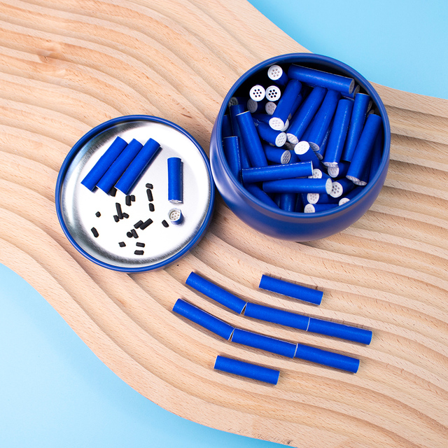 Customizable European Hot-selling 5/6/7/8mm Smoking Filter Shell Paper Filter Head Recycled Materials Hot Stamping