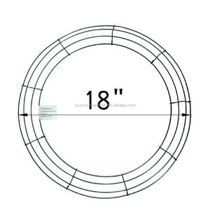 क्रिसमस की सजावट के लिए <span class=keywords><strong>18</strong></span> इंच शिल्प धातु तार मालदार फ्रेम - Product Image 4