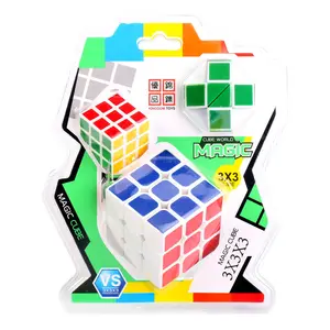 Kingdom Toys Rubies Cube avec Cube règles jouets Puzzle magique Cube pour entraînement du cerveau enfants jouet haute qualité plastique unisexe ABS