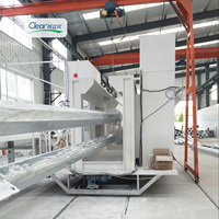 Machine de revêtement électrostatique en poudre, cabine de pulvérisation manuelle/semi-automatique et système de recyclage des filtres pour lampadaires
