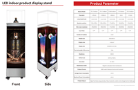 Layar Digital Signage Dalam Ruangan untuk Restoran, Bar, Kafe, P1.538 320*800mm dengan Layar Iklan Akrilik untuk Toko Wine dan Hotel