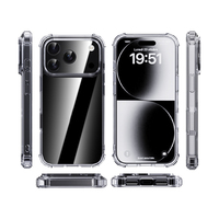 Coque de téléphone antichoc transparente en TPU de luxe, étanche, pour iPhone 17 Air Pro Max, vente en gros