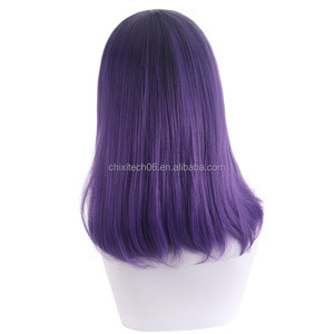 Peluca de cosplay de la personaje principal femenina Verme en el vestido dorado con un aspecto degradado y pelo sintético en el interior - Product Image 3