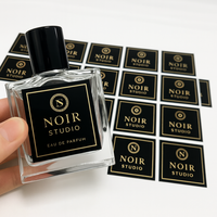 Étiquettes personnalisées auto-adhésives impression personnalisée logo transparent étanche écologique BOPP clair feuille d'or pot cosmétique