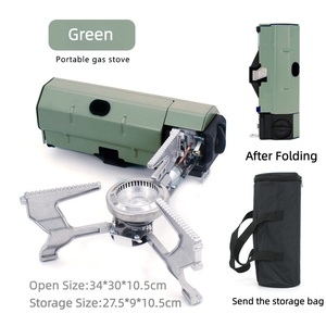 Estufa de <span class=keywords><strong>Gas</strong></span> de <span class=keywords><strong>cocina</strong></span> portátil plegable para acampar al aire libre Estufa de cartucho de fuego alto - Product Image 6