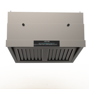 Hotte aspirante commerciale sans conduit en acier inoxydable avec filtre à graisse, sans ventilation, pour friteuse KL-D-N16, hotte de cuisson sans conduit KL-D-N16 K - Product Image 6