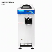 Machine à glace molle commerciale 18L/H avec puissance de 4500 BTU |   Machine à glaces verticale compacte avec agitation Maglev U161