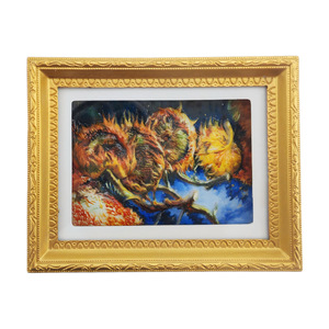 Aimants de réfrigérateur en résine sur le thème de <span class=keywords><strong>Van</strong></span> <span class=keywords><strong>Gogh</strong></span>, style européen, <span class=keywords><strong>d</strong></span>écorations magnétiques artistiques haut de gamme, personnalisées et créatives - Product Image 1