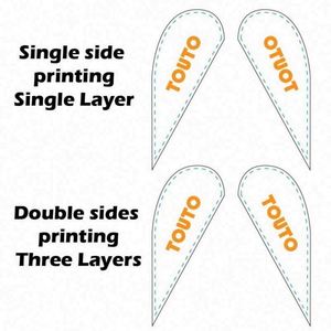 Advertising Bali Bow Sail Flags Outdoor Custom Wind Feather Sailing Flags Sail Boat Flags - Product Image 5