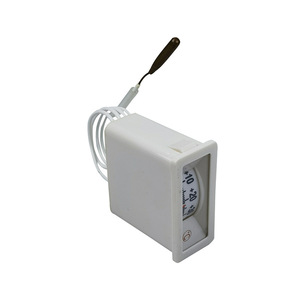 Thermomètre capillaire pour congélateur commercial, boîtier en plastique de 58 mm avec contact en alliage cuivre-argent, protection contre la surchauffe - Product Image 2