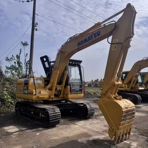 Excavatrice sur chenilles Komatsu PC110 d'occasion économique, 11 tonnes, pour travaux d'ingénierie et de construction, avec certifications CE et EPA - Product Image 5