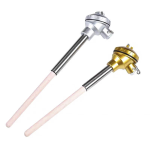 Sensor de temperatura industrial de platino y rodio cerámico para altas temperaturas 0-1600°C, termopar tipo S con soporte para personalización OEM K/R/S/B - Product Image 1