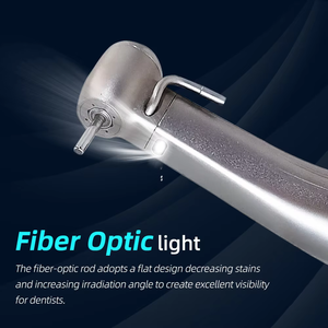 Pulverizador de agua externo 4 <span class=keywords><strong>Dental</strong></span> 1:5 Fibra óptica Contra ángulo LED Pieza de mano Cojinete de cerámica Botón pulsador Herramientas de odontología - Product Image 3