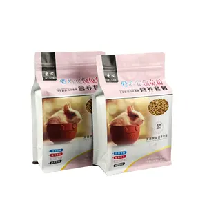 Custom eco friendly flat bottom zip lock coffee bean packaging bags stand up pouch with zipper for popcorn snacks peanuts