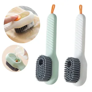 Brosse de nettoyage à poils doux, brosse à chaussures pour liquides, brosse à long manche, brosse à vêtements, brosse à chaussures et vêtements, outil de nettoyage domestique - Product Image 1