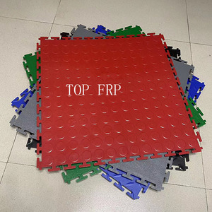 High Quality PVC Interlocking Garage Flooring Tiles Durable Industrial Workshop PVC Floor Mat - Product Image 4