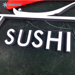Letras 3D de Acrílico con Iluminación LED Azul, Personalizadas, para Fachadas de Tiendas, Oficinas y Negocios de Seguros - Product Image 3