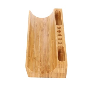 <strong>Best</strong>-selling Bamboo Desktop Storage Stand with No Lid and Divided Wooden Storage Tray Storage and Organization <strong>Tool</strong> - Product Image 1