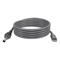 Câble d'alimentation USB-C vers DC 5,5 mm x 2,1 mm 100 W PD de qualité supérieure, compatible Starlink Mini, longueurs 10 pieds, 20 pieds, 50 pieds