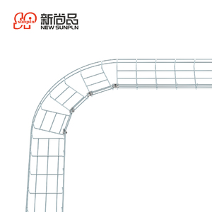 大容量丝网电缆桥架支撑系统镀锌钢电力系统电缆管理 - Product Image 2