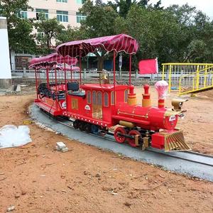 <span class=keywords><strong>Train</strong></span> touristique électrique sur rails <span class=keywords><strong>pour</strong></span> parcs d'attractions, à vendre, fournisseur chinois - Product Image 6
