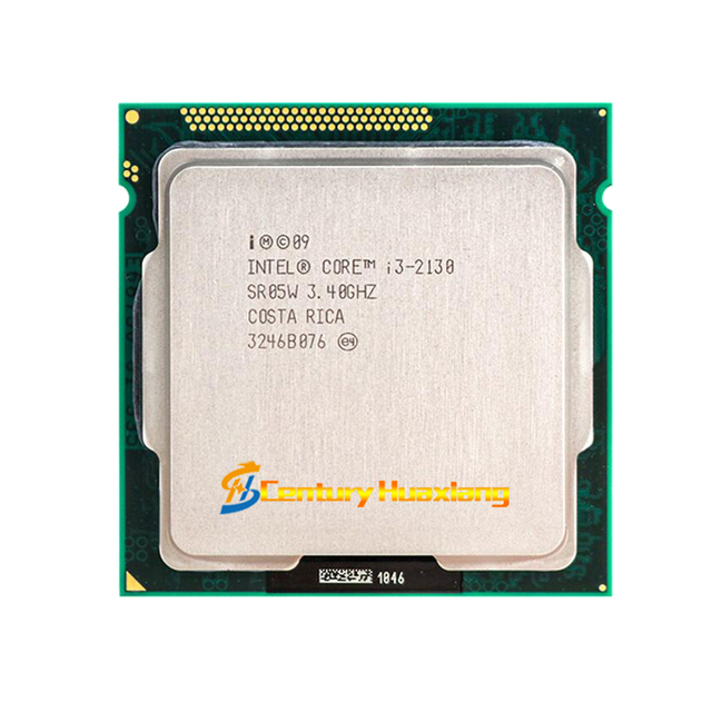 Intel Core I3-2130 CPU 3.4GHz Dual Core LGA1155 I3-2100 I3-2120 I3-2130 Desktop Processor