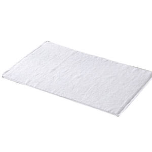 Tapis de <span class=keywords><strong>sol</strong></span> 100 % coton haute densité à tissage uni pour hôtel - Tapis absorbant épaissi antidérapant pour entrée de salle de bain et toilettes - Product Image 3