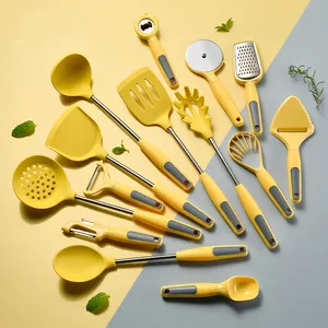 2023 Top người bán 14Pc phụ kiện nhà bếp công cụ nấu ăn đồ dùng nhà bếp de cocina Silicone đồ dùng nhà bếp thiết lập