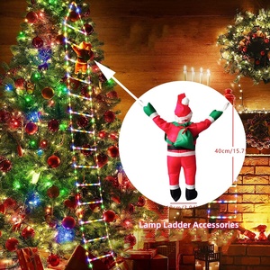 Usine Père Noël Escalade Échelle Joyeux Noël Décoration Maison En Plein Air Jardin Arbre De Noël Ornements Festive Party Supplies - Product Image 4