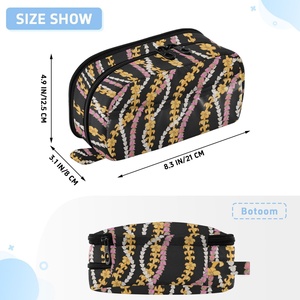 Pochette de papeterie personnalisée avec imprimé Puakenikeni, avec fermeture éclair, pochette scolaire, étui à crayons, design pour enfants, organisateur d'accessoires essentiels pour le sac à dos scolaire - Product Image 3