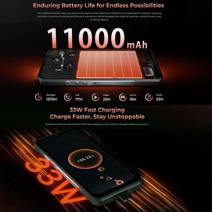Oukitel WP55 12GB + 256GB 5G Android 15 Téléphone portable NFC 108MP Caméra 11000mAh Smartphone robuste - Product Image 6