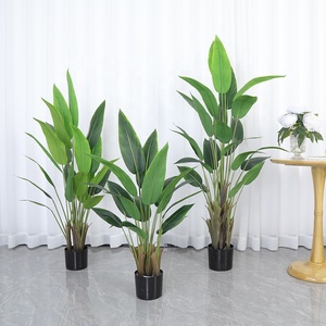 OH ARTS Planta Artificial de Ave del Paraíso, Hojas Tropicales de Palma del Viajero para Interiores, Decoración para el Hogar y Sala de Estar - Product Image 6