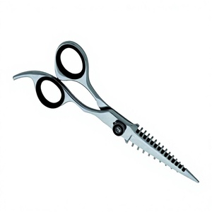 Dès que possible 6 "écologique professionnel droitier en acier inoxydable à long manche ciseaux de coiffeur ensemble amincissement texturisant beauté - Product Image 1