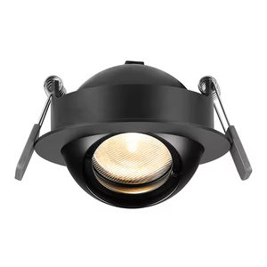 Spot LED encastré moderne 7W en aluminium avec puce COB, design inclinable, pour hôtels, supermarchés, boutiques, couloirs, trottoirs et chemins. - Product Image 2