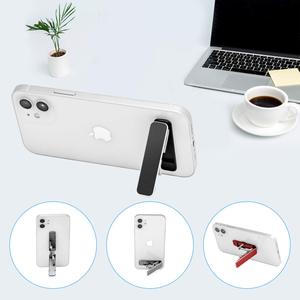 Support de téléphone portable universel en plastique, créatif, ultra-fin, adhésif, léger, pliable, portable, pour bureau - Product Image 5