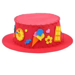 EVA handmade three-dimensional paste painting EVAdiy handmade children's hats material package educational toys