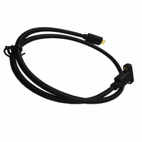 Prise femelle de montage sur panneau personnalisée Type C mâle usb 3.1 câble d'extension Type C avec vis