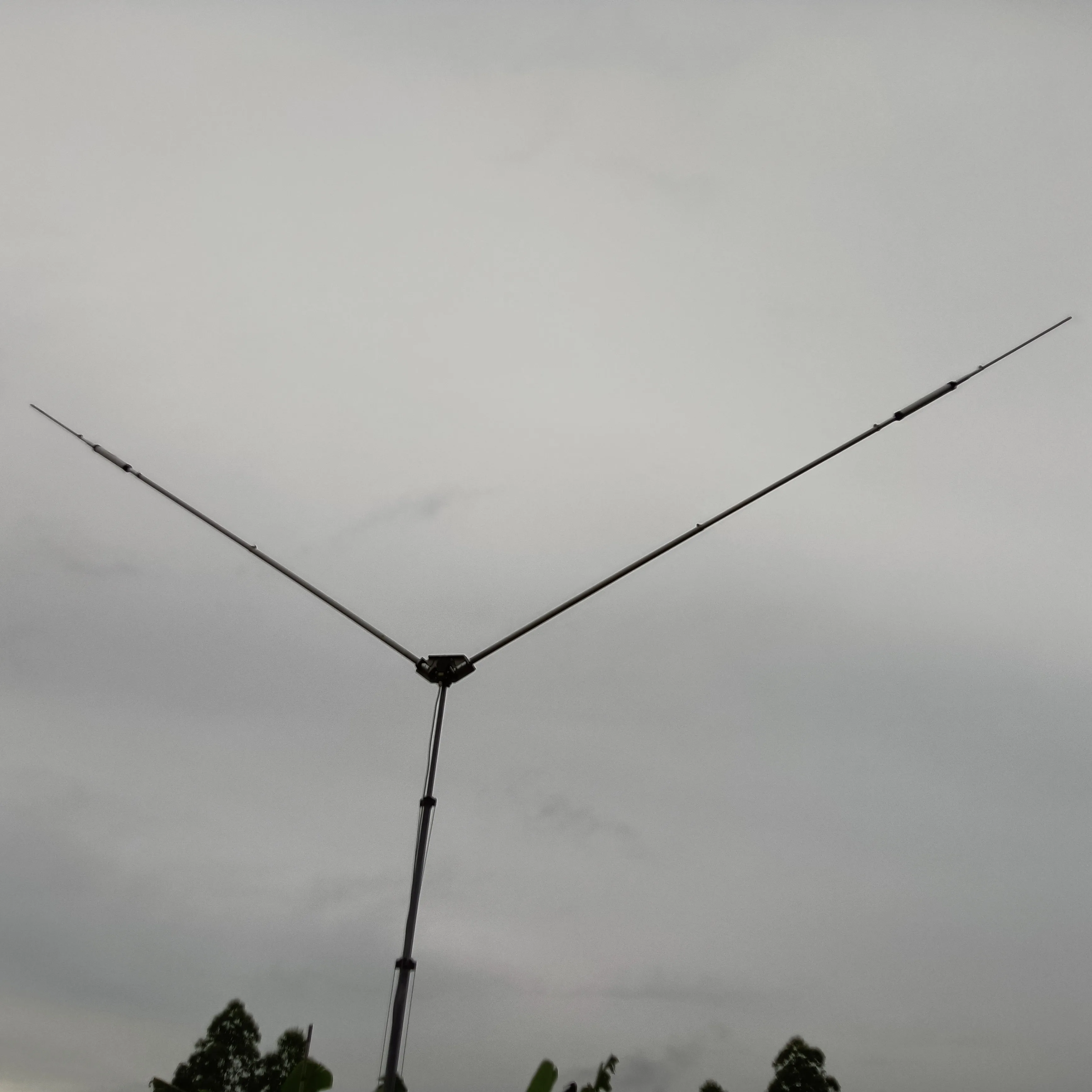 Kb2 K2010V 14 21 28Mhz Portable Hf Band Mobile 1.5 Vswr Communication Antenna Ssb Dipolo Hf Antenna for XIEGU Yaesu hf radio