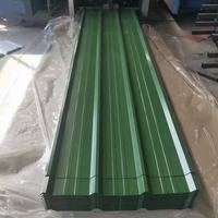 Lámina de Techo Corrugada Galvanizada con Recubrimiento de Color, Más Vendida, para Almacenes y Villas, Anticorrosión