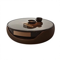 Table basse de salon en marbre italien, modèle design, nouveau style minimaliste, sur mesure, design moderne, grand plateau plat, garantie 10 ans