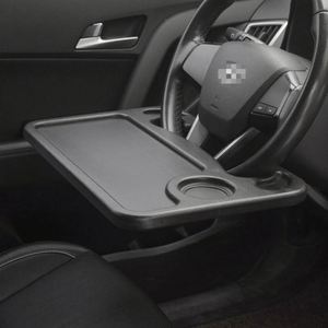 Portable <b>Car</b> Laptop Desk Mount Stand Eat Work Steering Wheel Dining <b>Table</b> Bracket Drink Food Coffee Tray Board Space-Saving - Product Image 6
