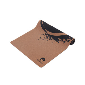 Alfombrilla de Yoga de Corcho y Caucho Orgánico al por Mayor, Alfombrilla de Yoga Ecológica Personalizada de 4mm 5mm de Grosor, Set de Alfombrilla de Yoga de Corcho y Caucho Natural - Product Image 5